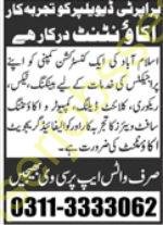 Accountant Jobs In Construction Company